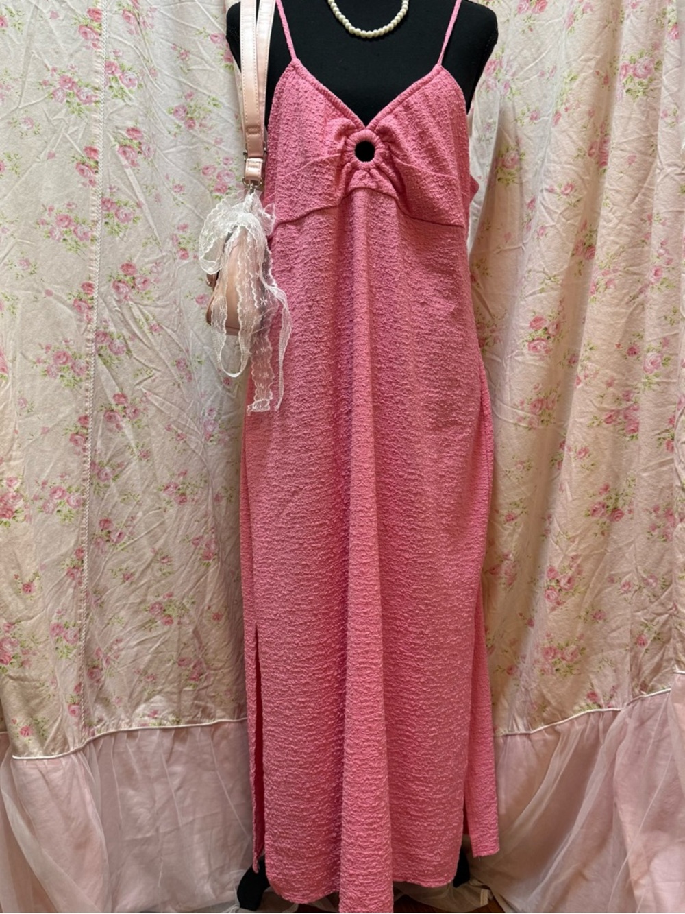 pink summer dress
